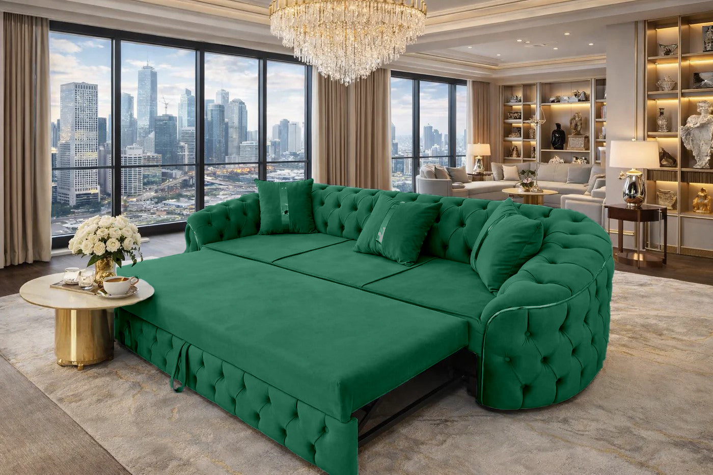 Canapea Lugano Extensibila tapitat catifea