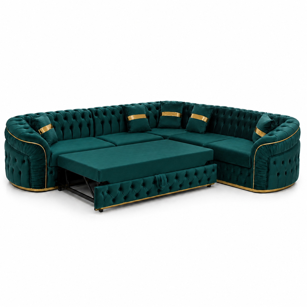 Colțar extensibil IMPACT MOB Xtreme, tapitat cu catifea, dimensiuni 270cm x 270cm, design modern și confortabil