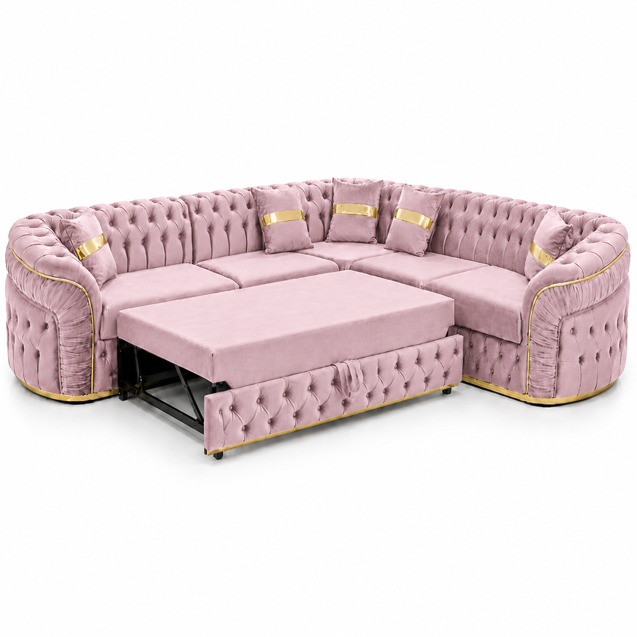 Colțar extensibil IMPACT MOB Xtreme, 270x270cm, tapitat cu catifea, design modern și confortabil pentru living.