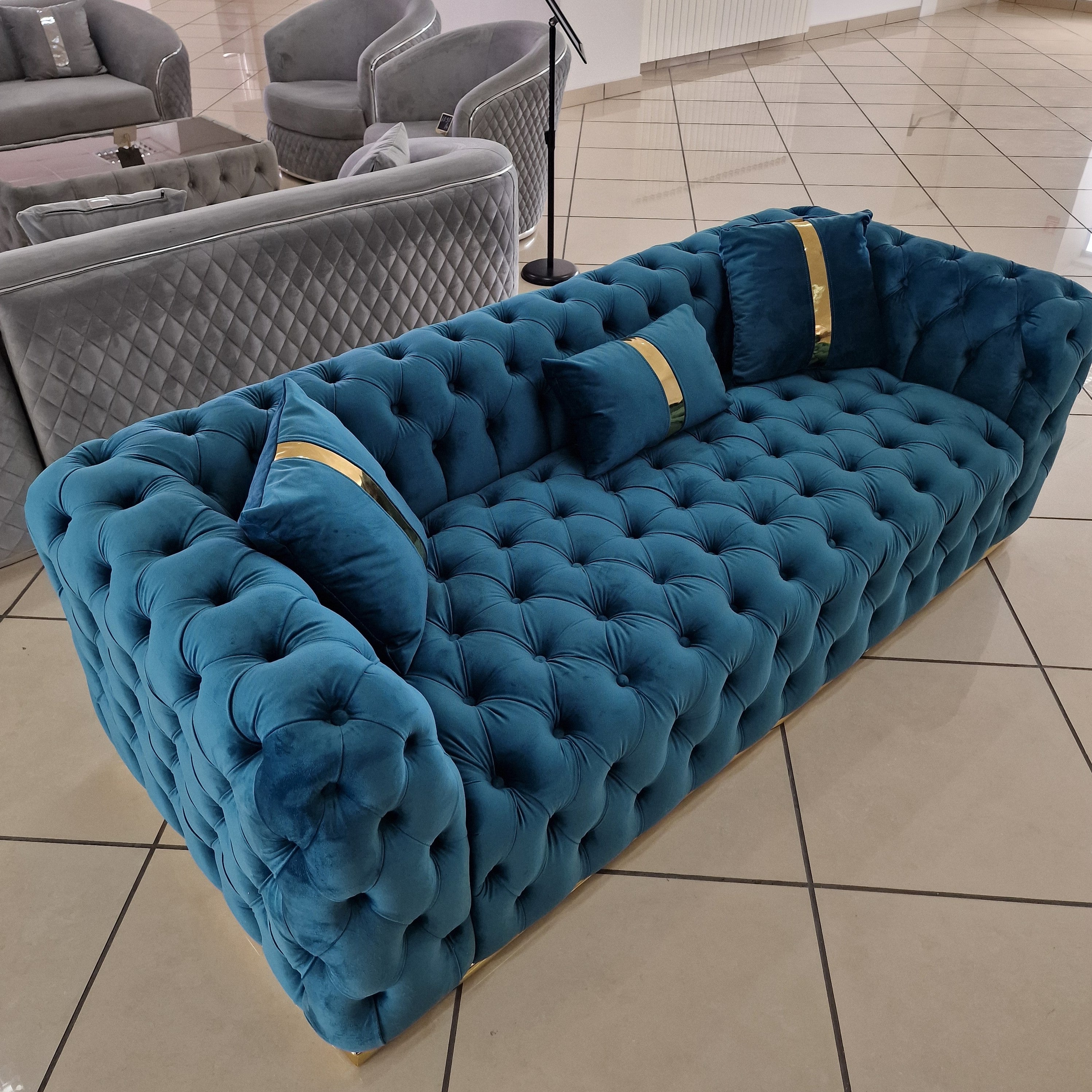 Set canapele tapițate living - California