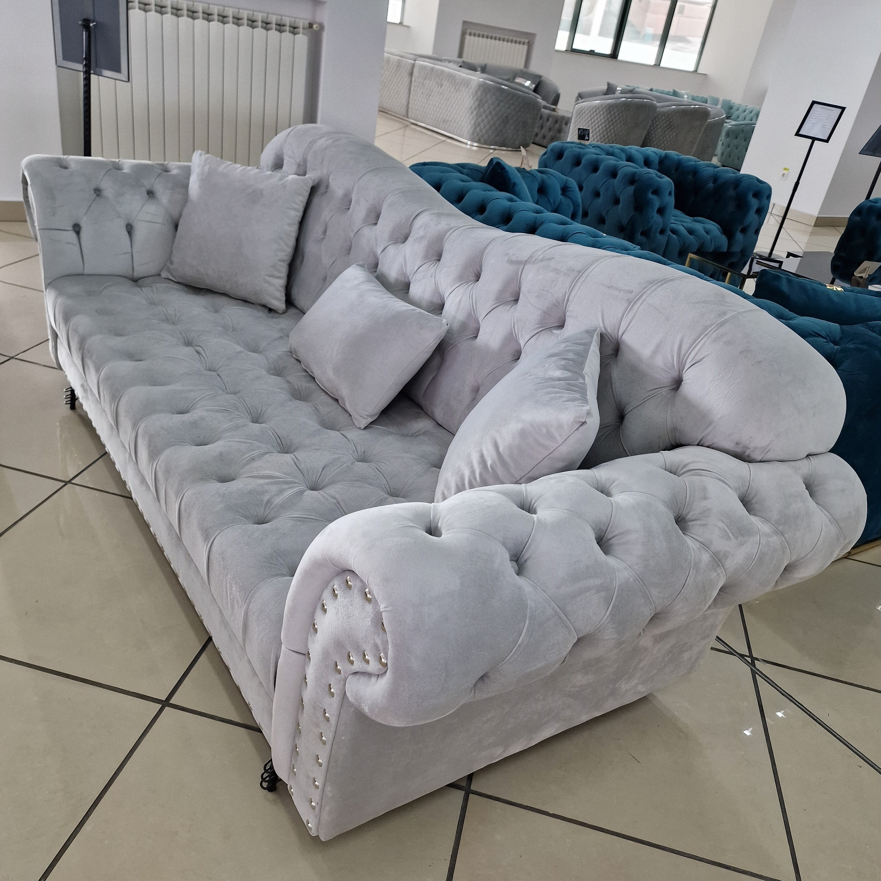 Set canapele tapițate living - Dina