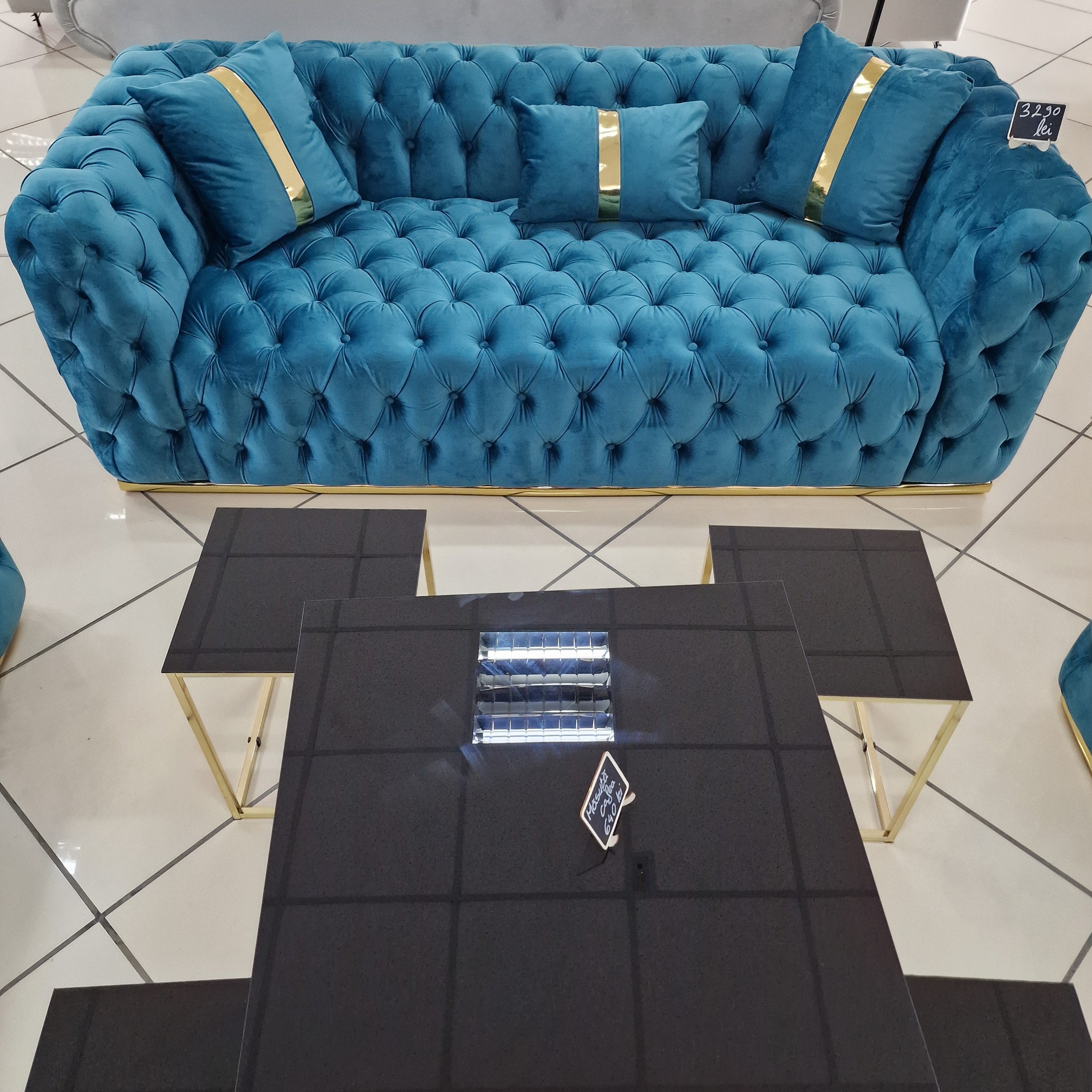 Set canapele tapițate living - California