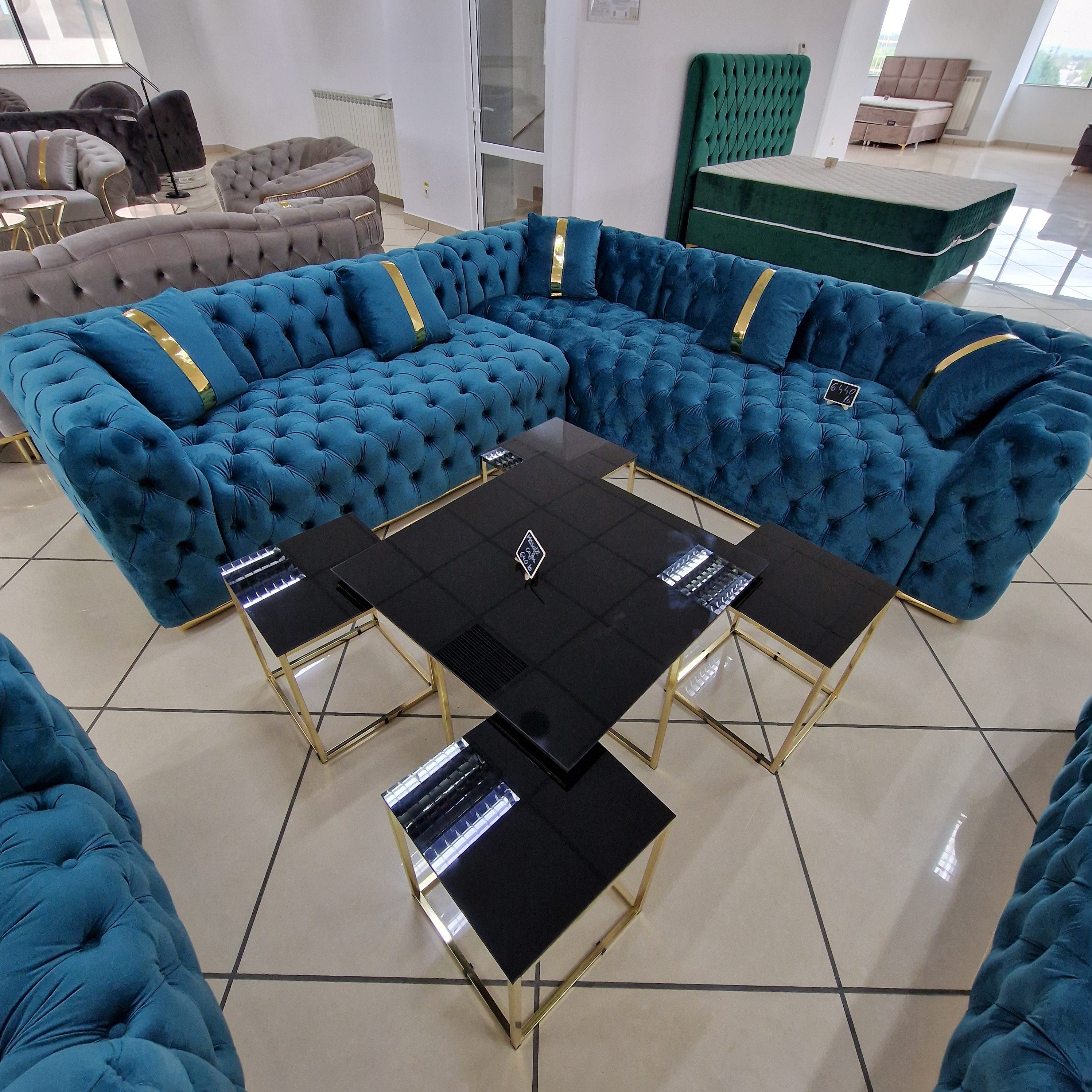 Set canapele tapițate living - California