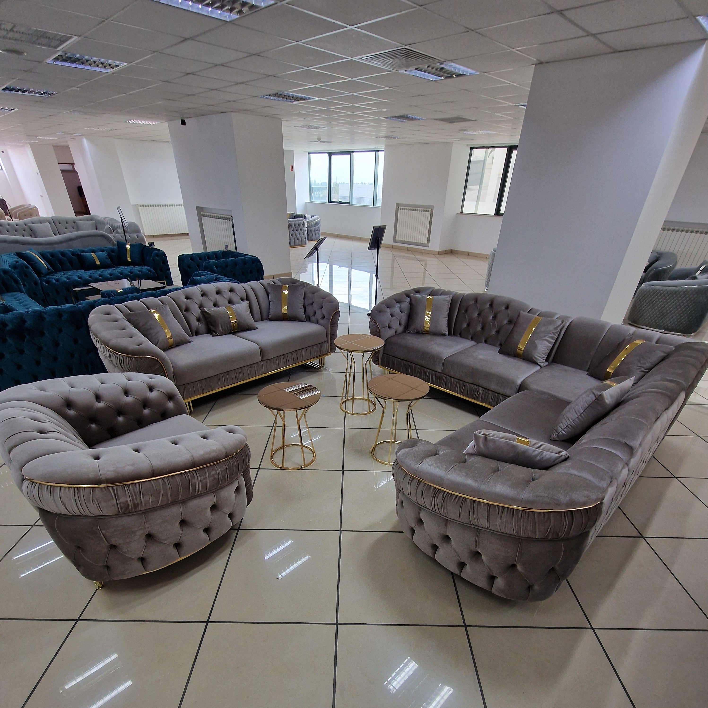 Set canapele tapițate living - Connan