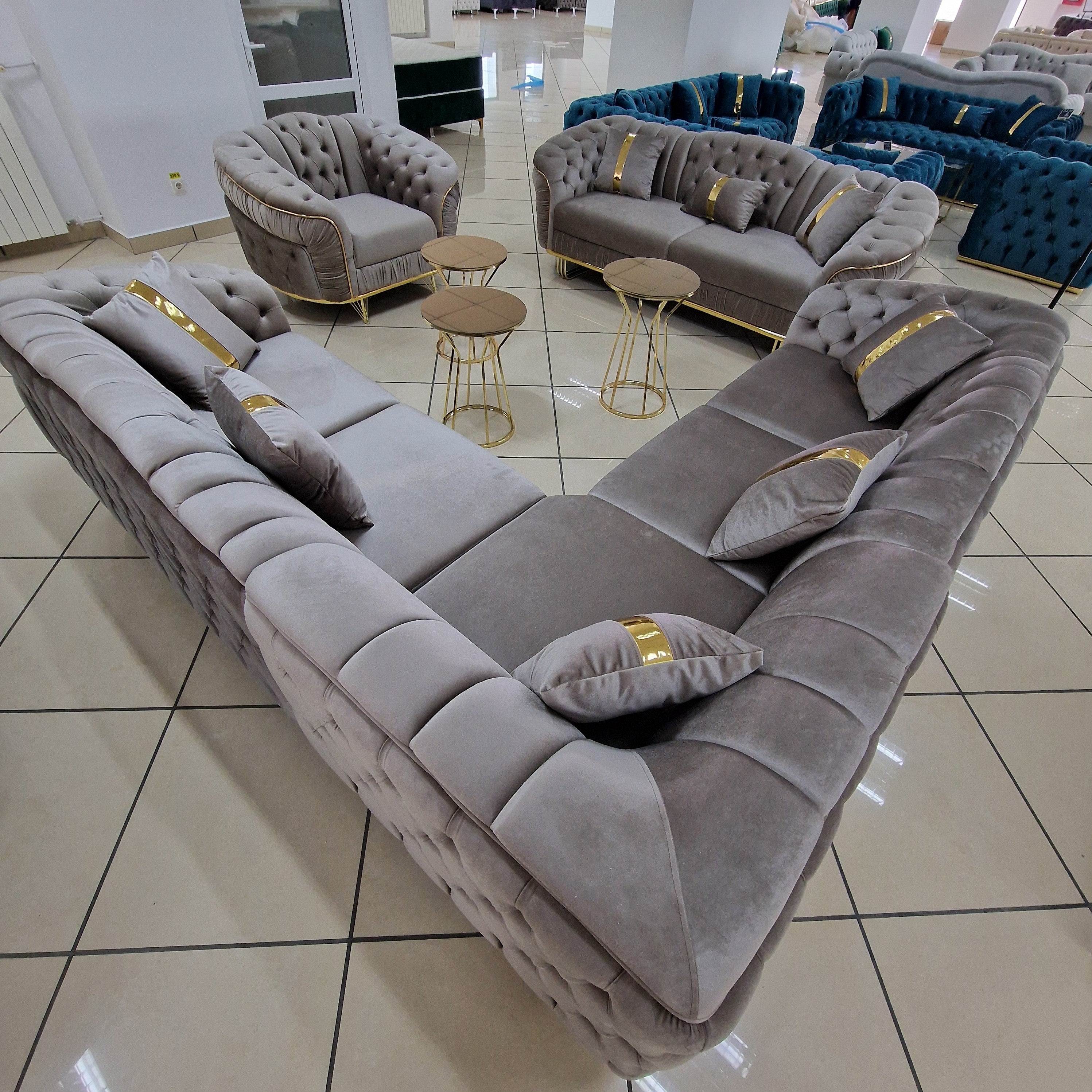Set canapele tapițate living - Connan