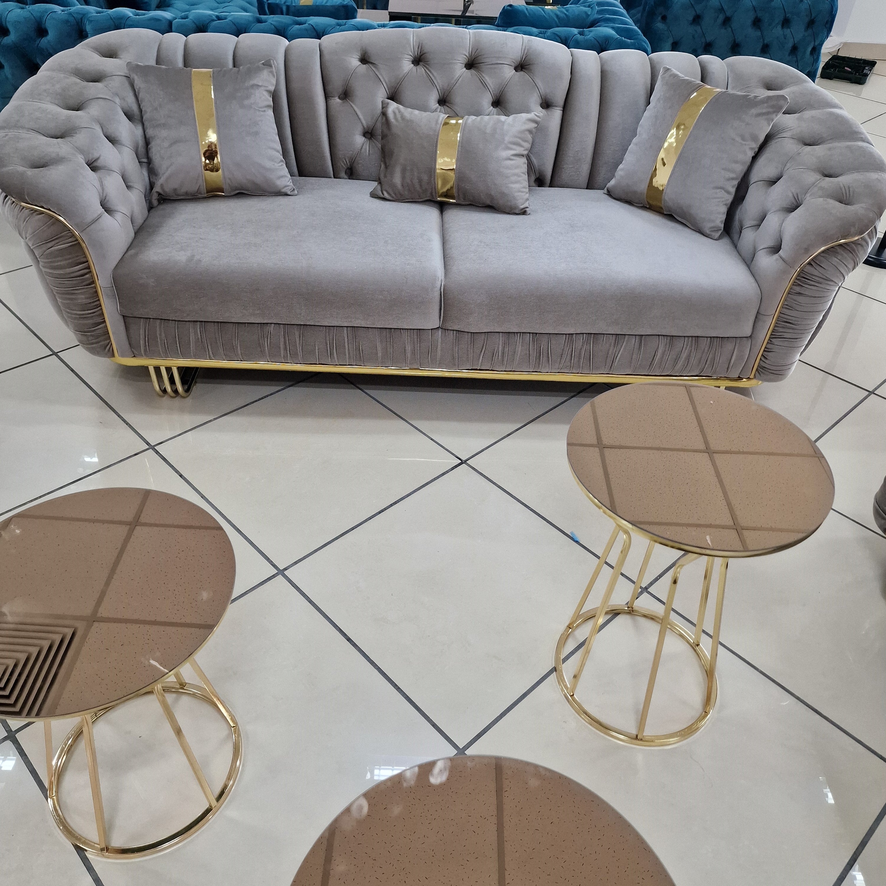 Set canapele tapițate living - Connan