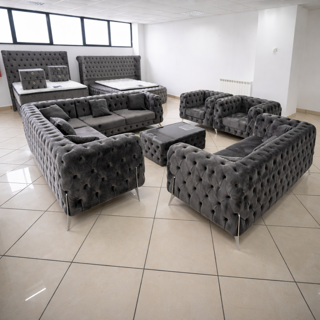 Set canapele tapițate living - Kansas - IMPACT MOB