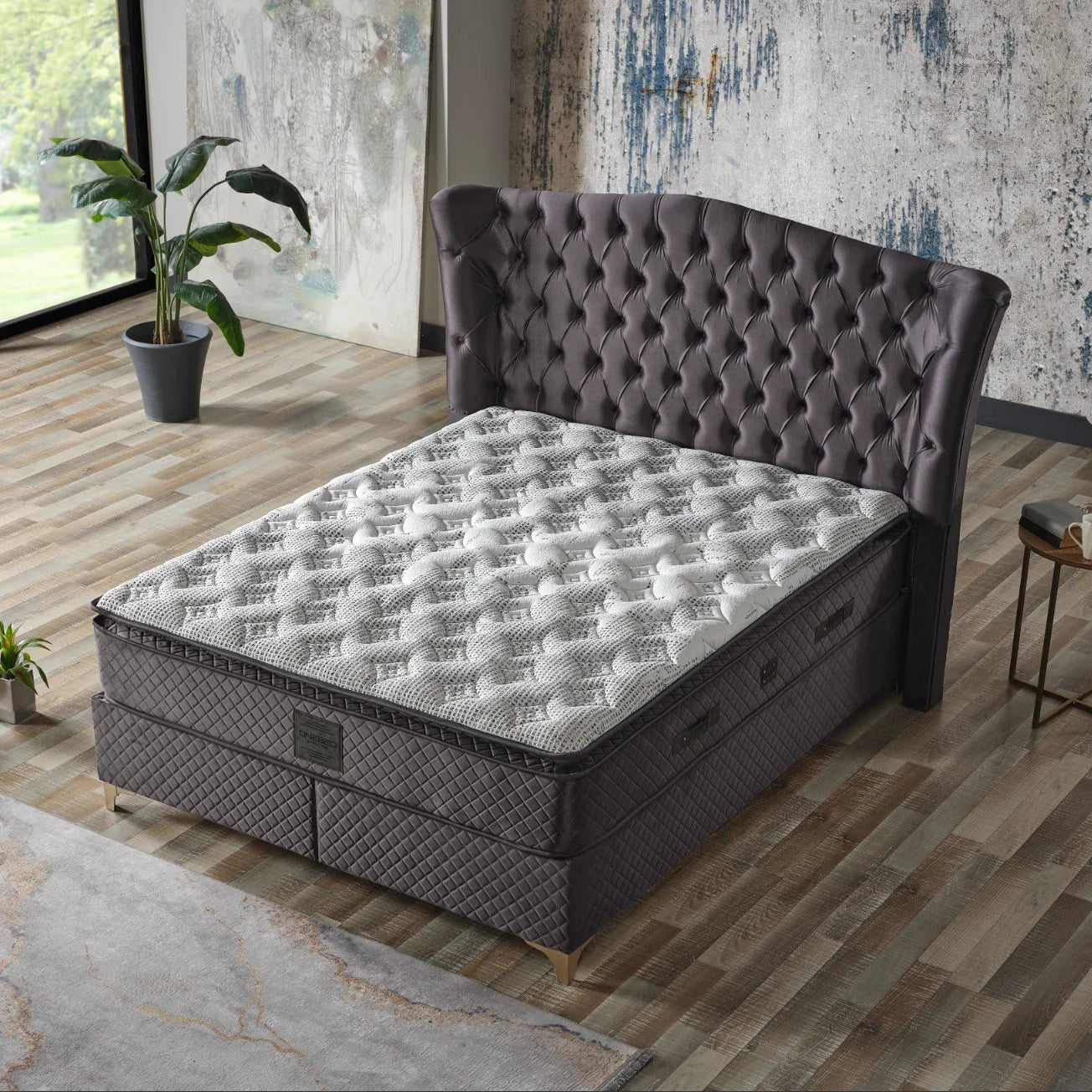 Boxspring Confort Upholstered Bed - IMPACT MOB