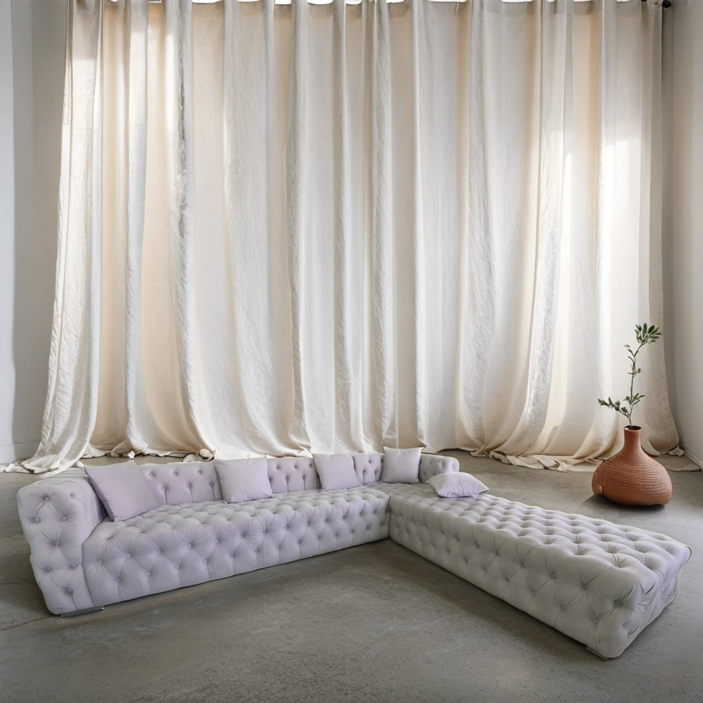 Colțar catifea, fix, Dallas - Stil Chesterfield