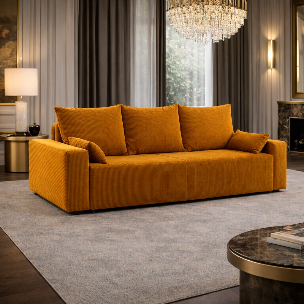 Canapea Extensibila Cu Lada Depozitare Natura - IMPACT MOB