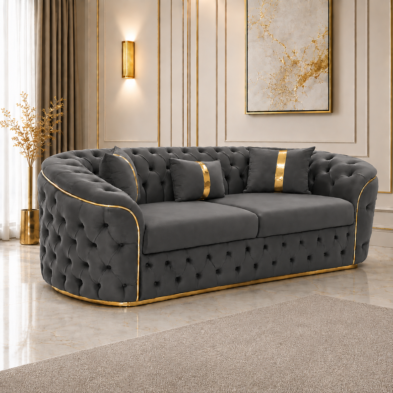 Canapea Lugano Fixa 230x90 cm Culoare 25