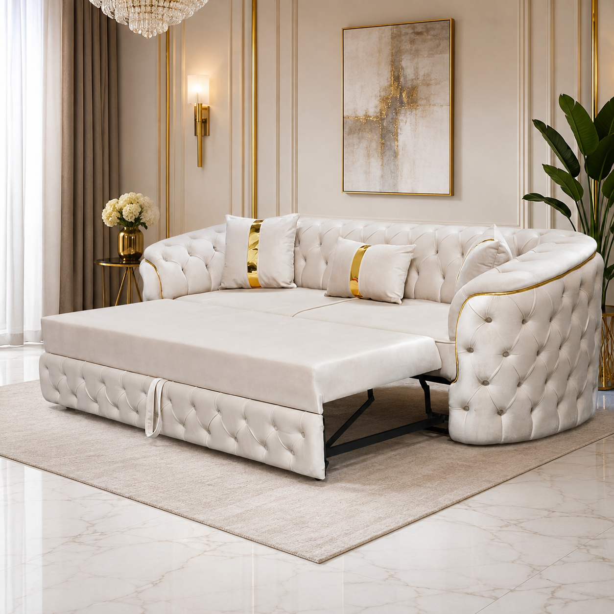 Canapea Lugano Extensibila 230x90 cm Culoare 01