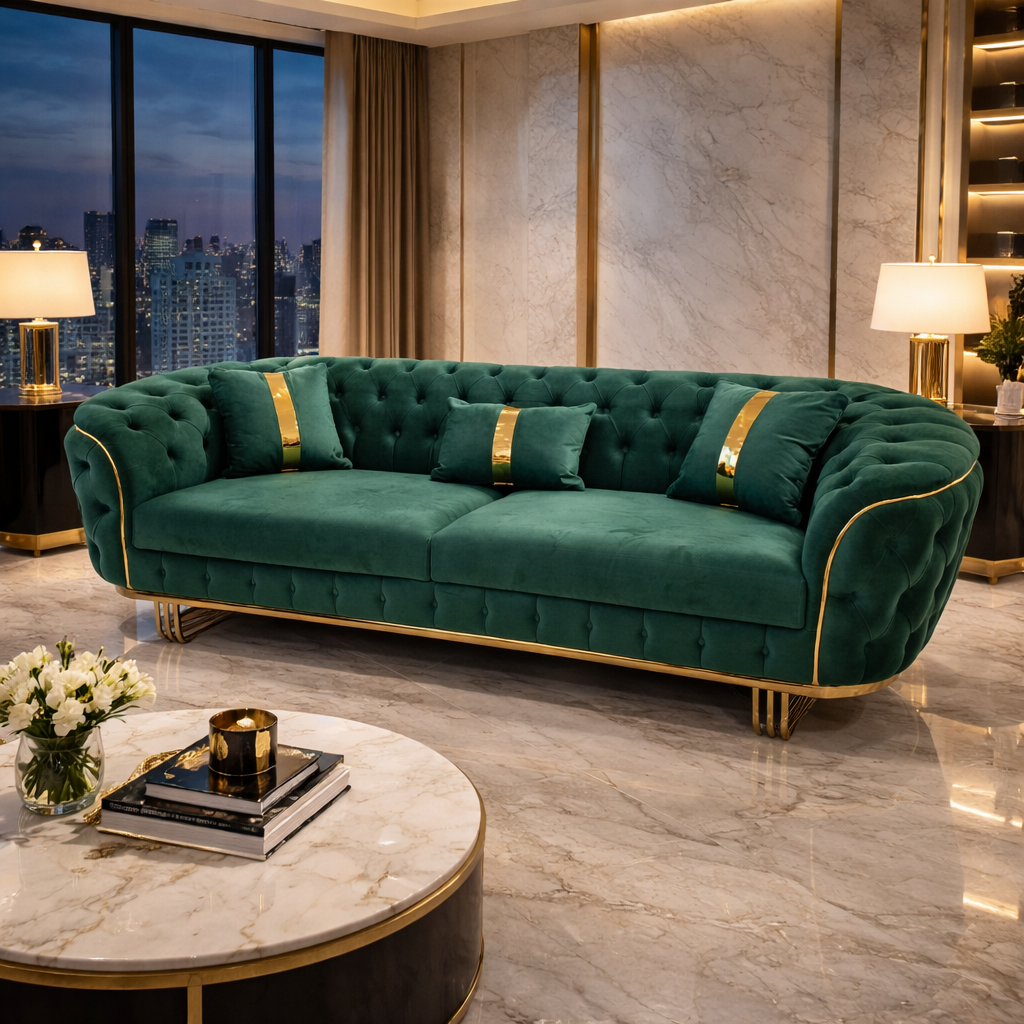 Canapea Fixa Baloon tapiterie catifea