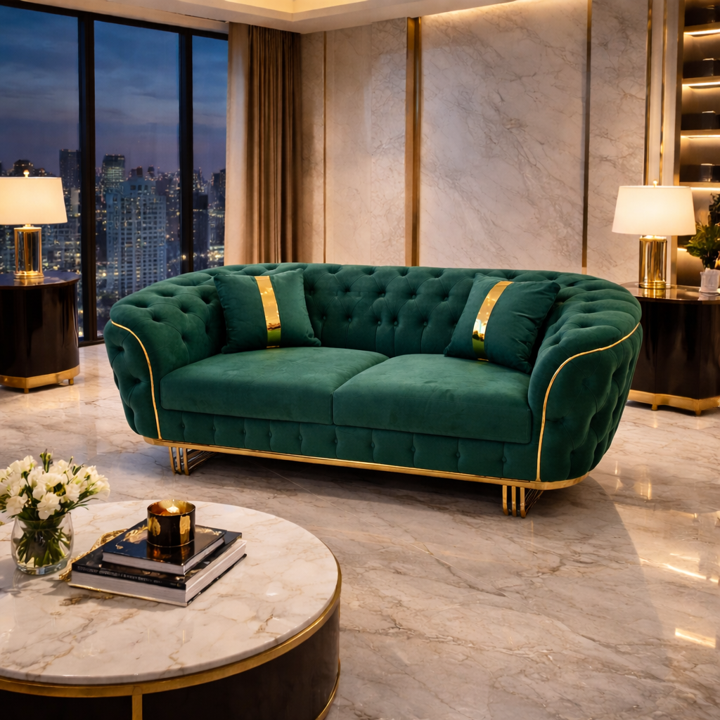 Canapea Fixa Baloon tapiterie catifea