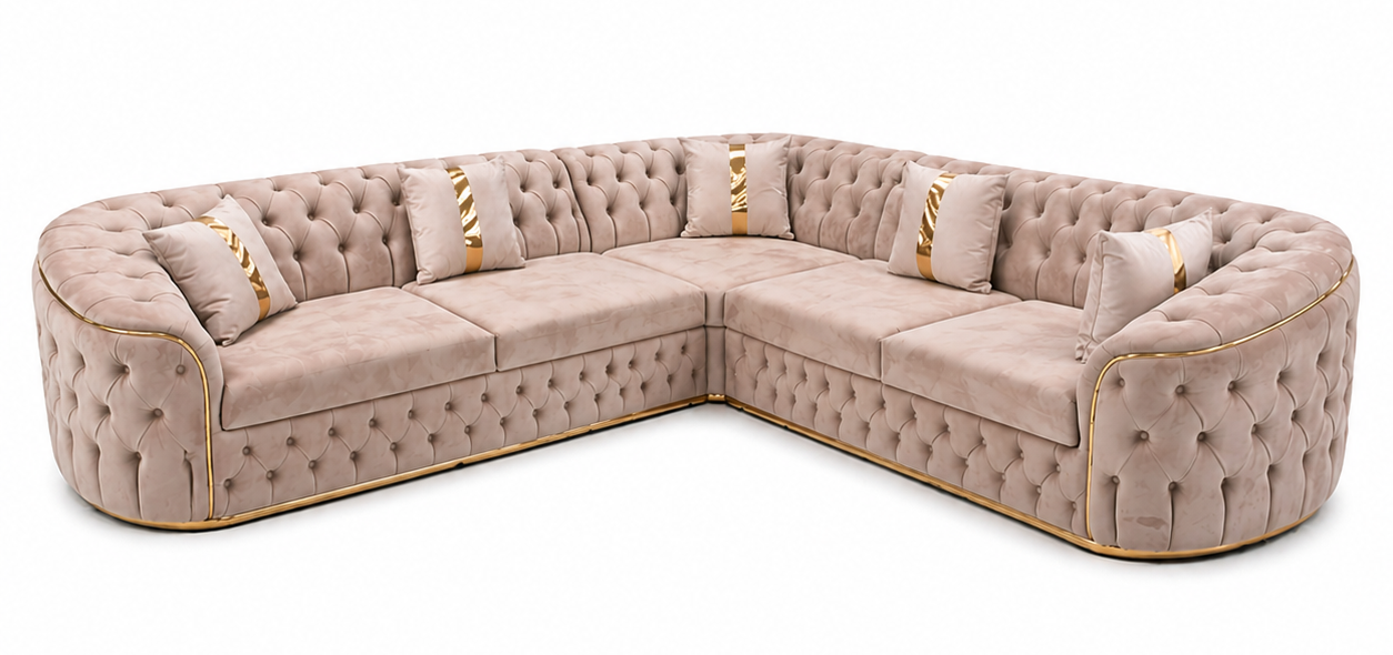 Set de mobilier din colectia Lugano de la Impact Mob, mobilier modern pentru living și dining, finisaje elegante și detalii rafinate.