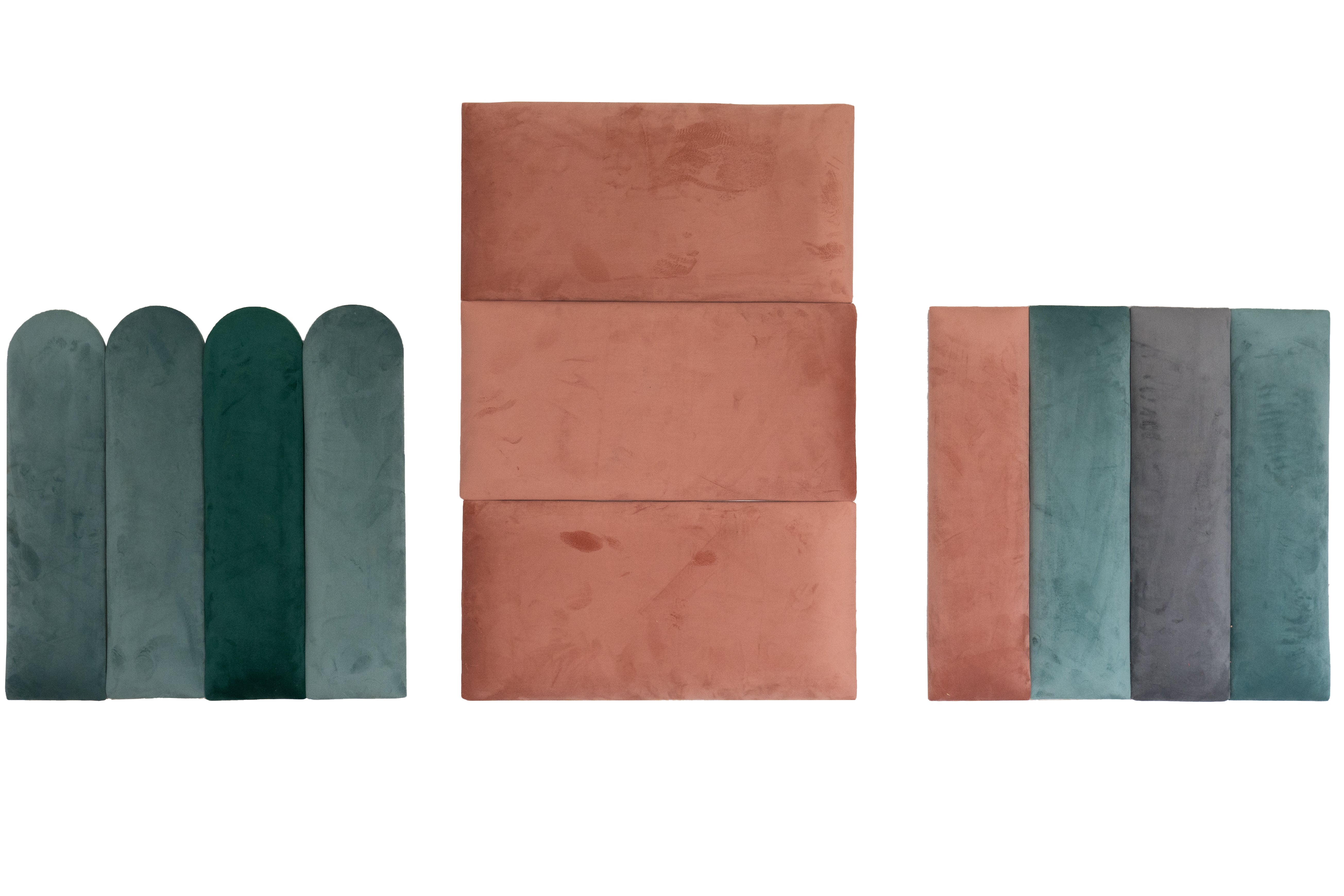 Panou decorativ tapițat dreptunghiular, 30x60cm, pentru interior, cu finisaj textil, de la brandul IMPACT MOB.