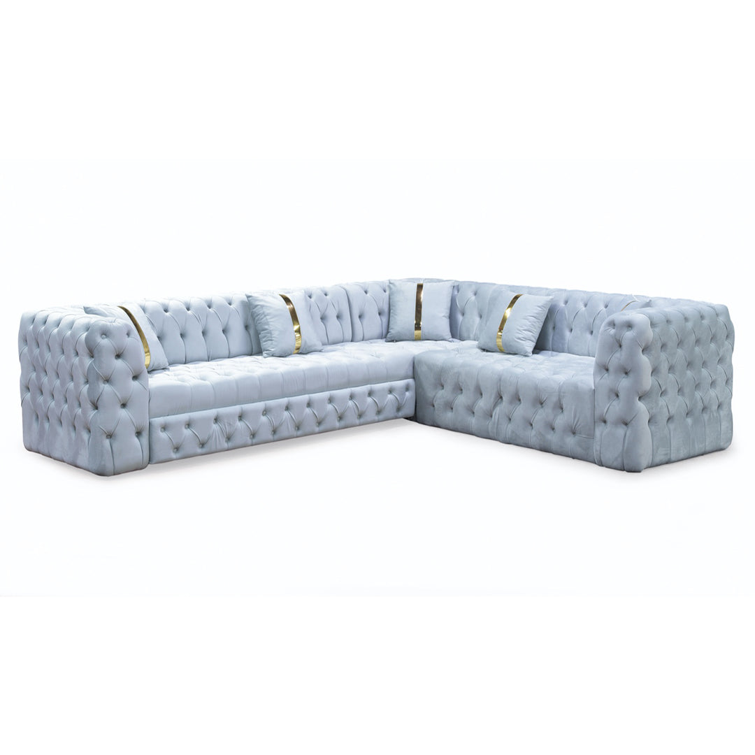 Colțar catifea, extensibil, California