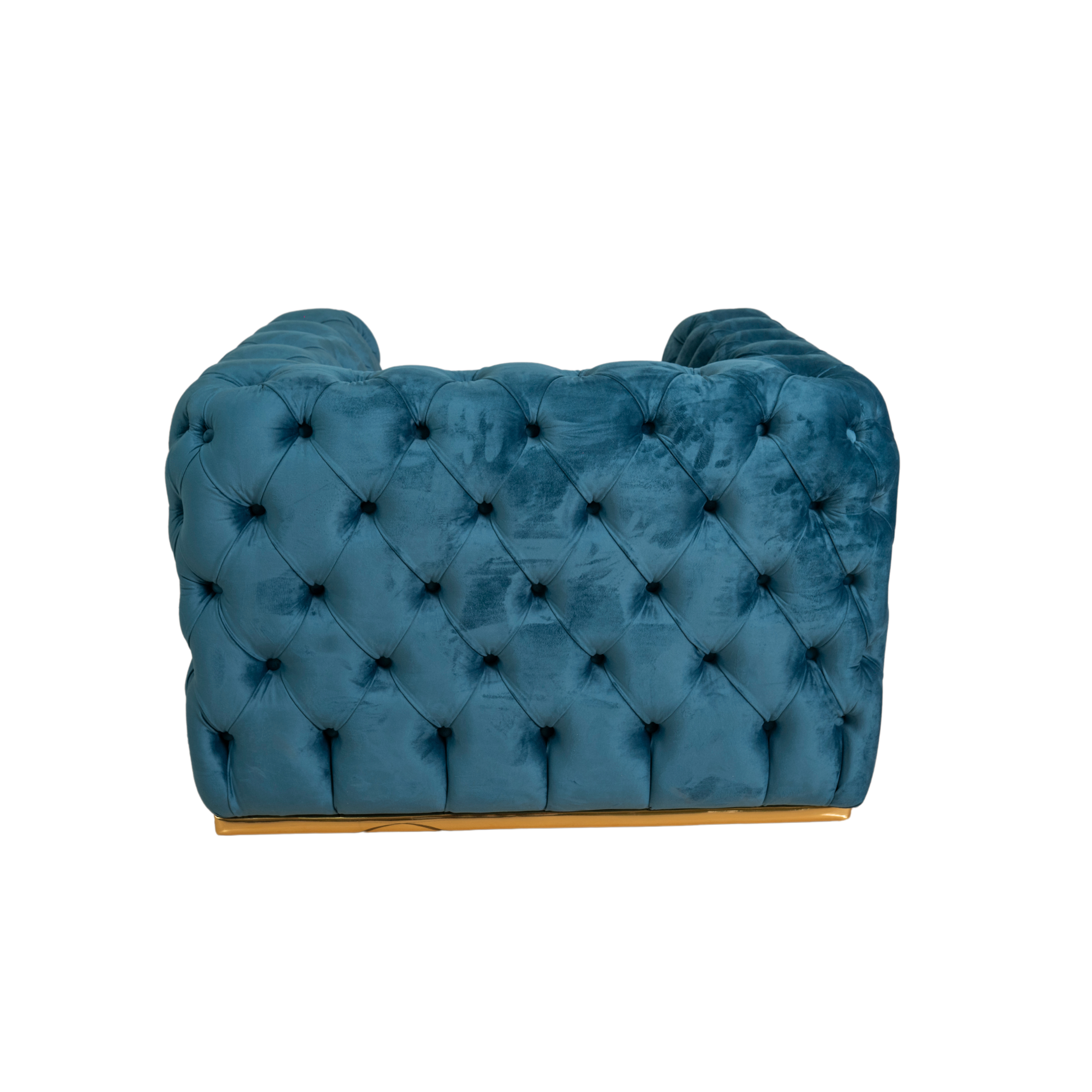 Textura moale a catifelei fotoliului California, cu caracteristici de permeabilitate la lichide.