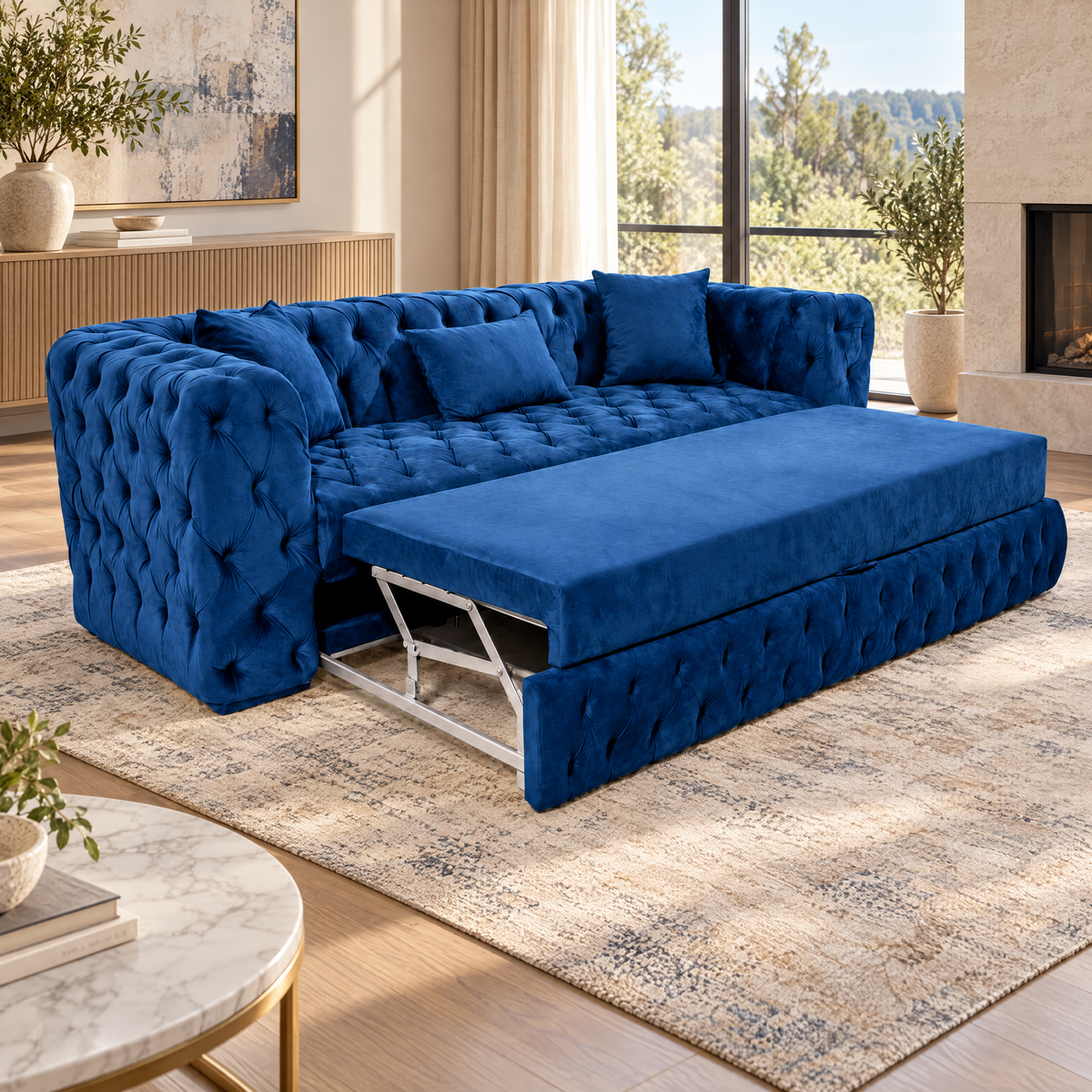 Canapea California extensibilă IMPACT MOB, dimensiuni 230x90 cm, cu tapițerie confortabilă și design modern.