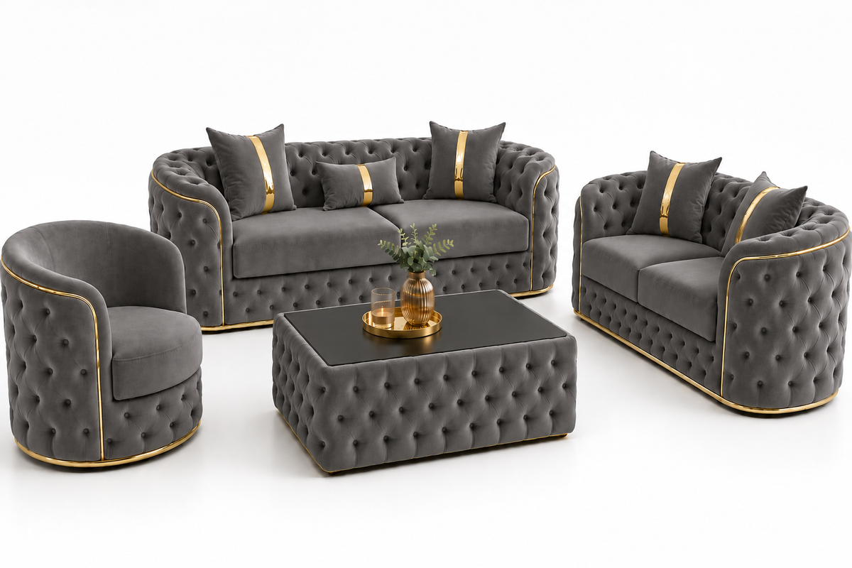 Set Canapele 3+2+1+ masa cafea  Lugano – Culoare 25