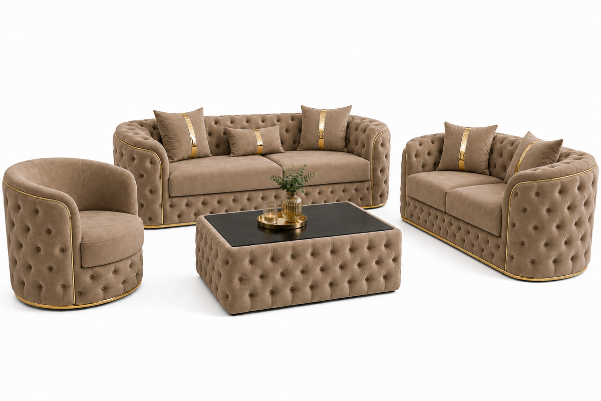 Set Canapele 3+2+1+ masa cafea  Lugano – Culoare 04