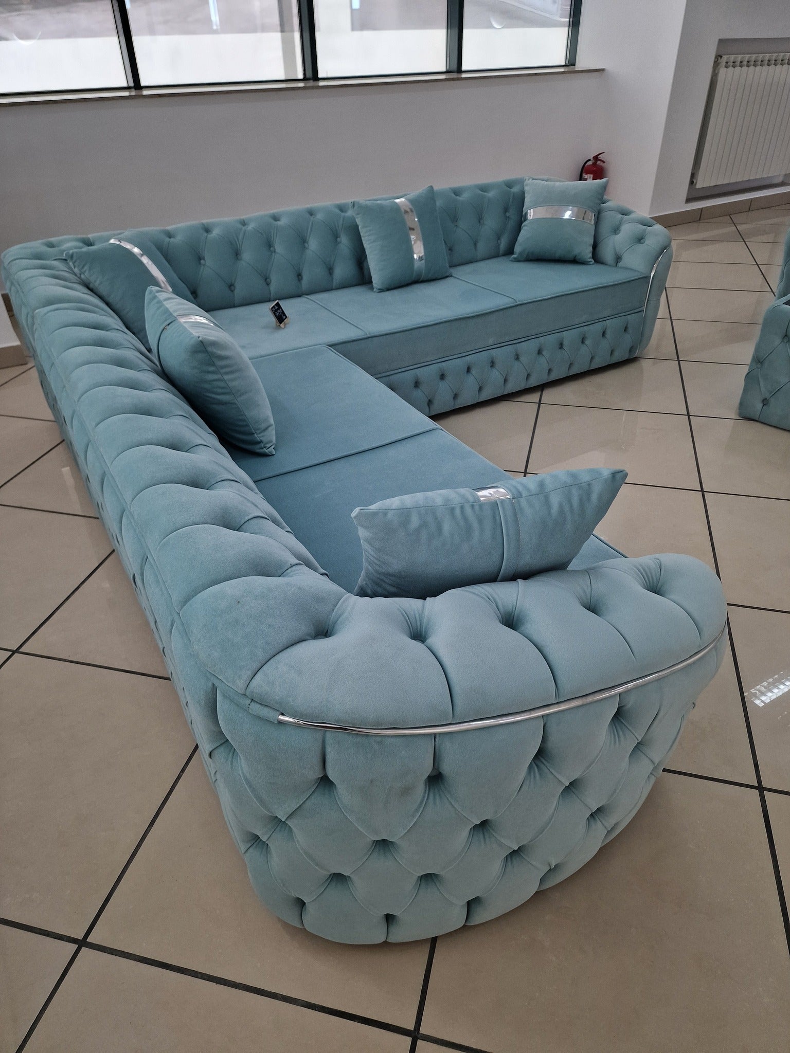 Coltar Lugano Extensibil 270x270 cm tapitat catifeaa