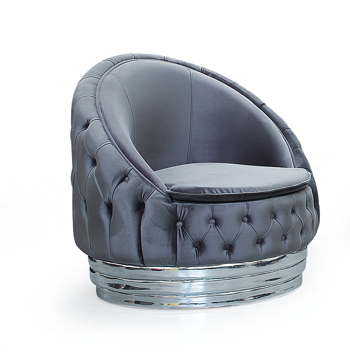 Fotoliu catifea, Cavali - Stil Chesterfield