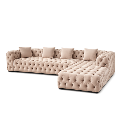 Canapea colțar Dallas L 330x220 cm de la IMPACT MOB, cu tapițerie confortabilă și design modern, în imagine.