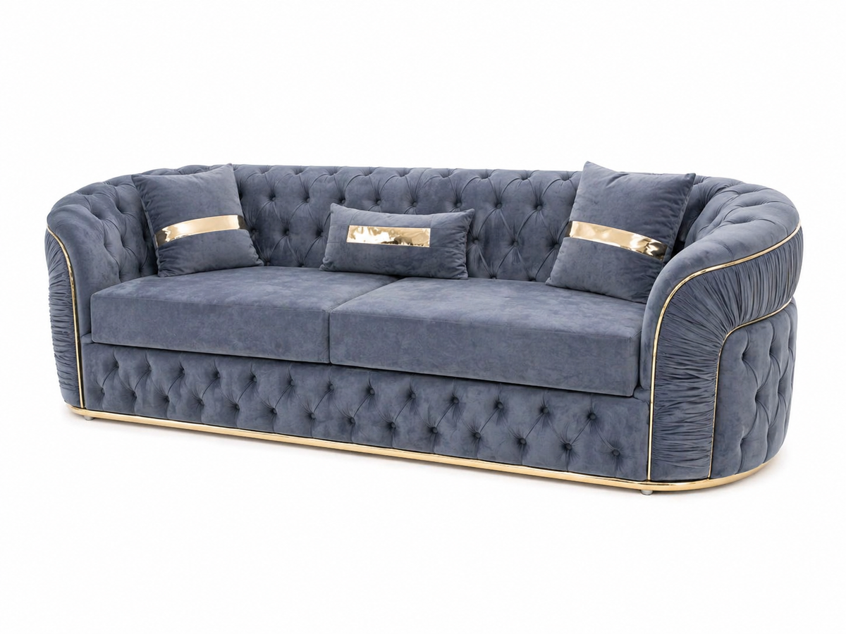 Canapea Xtreme Fixa / Extensibila 230x90 cm tapitat catifea