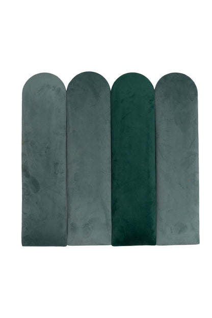 Panou decorativ tapițat arcadă de 60cm x 15cm, brand IMPACT MOB, cu finisaj texturat și design elegant pentru interior.