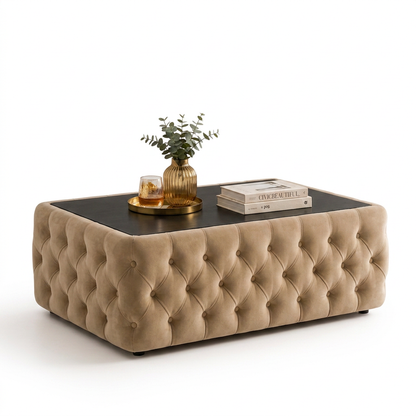 Set Canapea Fixă + 2 Fotolii + Măsuță de Cafea Lugano – Culoare 05