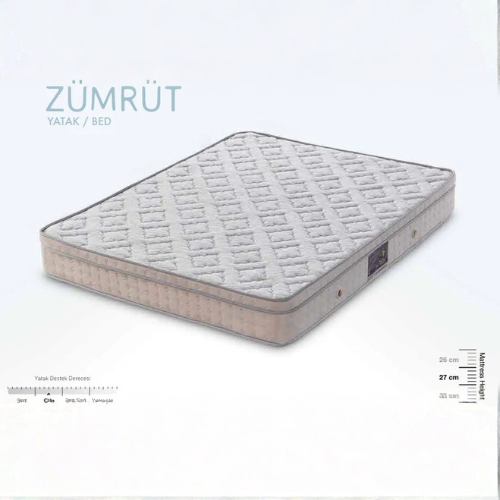 Impact Mob Pat boxspring Zumbrut din catifea, cu saltea și spațiu de depozitare, elegant și confortabil pentru dormitor.