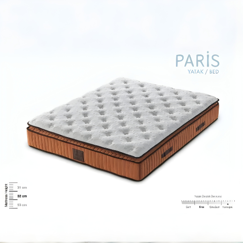 Pat boxspring Paris din catifea cu depozitare și saltea, brand IMPACT MOB, design elegant și spațios în imagine.