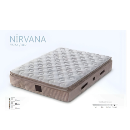 Pat boxspring Nirvana din catifea cu saltea și spațiu de depozitare, mobilier elegant pentru dormitor de la IMPACT MOB