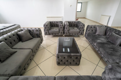 Set canapele tapițate living - Kansas