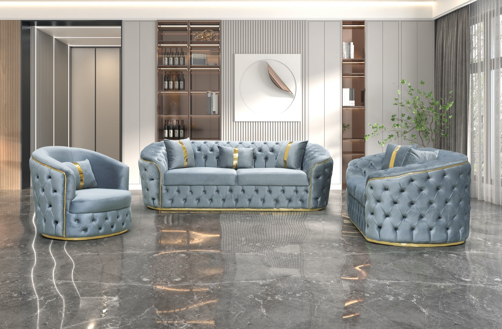 Canapea Lugano Fixa 230x90 cm Culoare 04