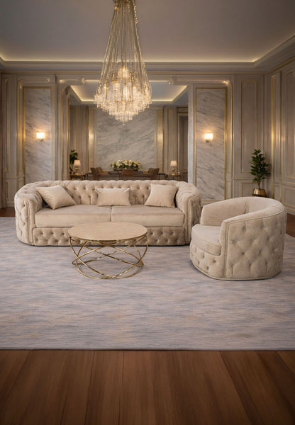 Lugano velvet upholstered sofa bed by IMPACT MOB, featuring elegant design and extended seating for comfort.