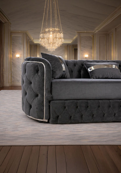 Canapea   Lugano 3 locuri  Extensibila   tapitat   catifea