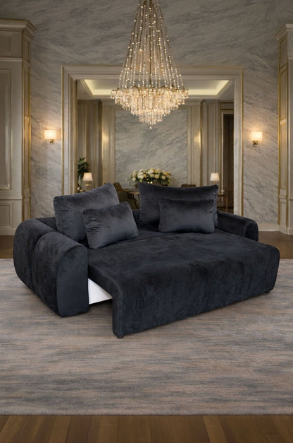 Canapea extensibilă Athena de la IMPACT MOB, cu ladă de depozitare, în nuanță modernă și design confortabil.