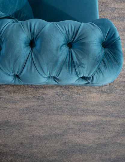 California fixed corner sofa 180 x 270 cm with coffee table by IMPACT MOB in a stylish living room setting.