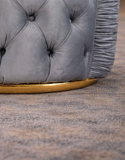 Xtreme 3-seat extendable sofa set with two armchairs and coffee table by IMPACT MOB, shown in a modern living room setting.