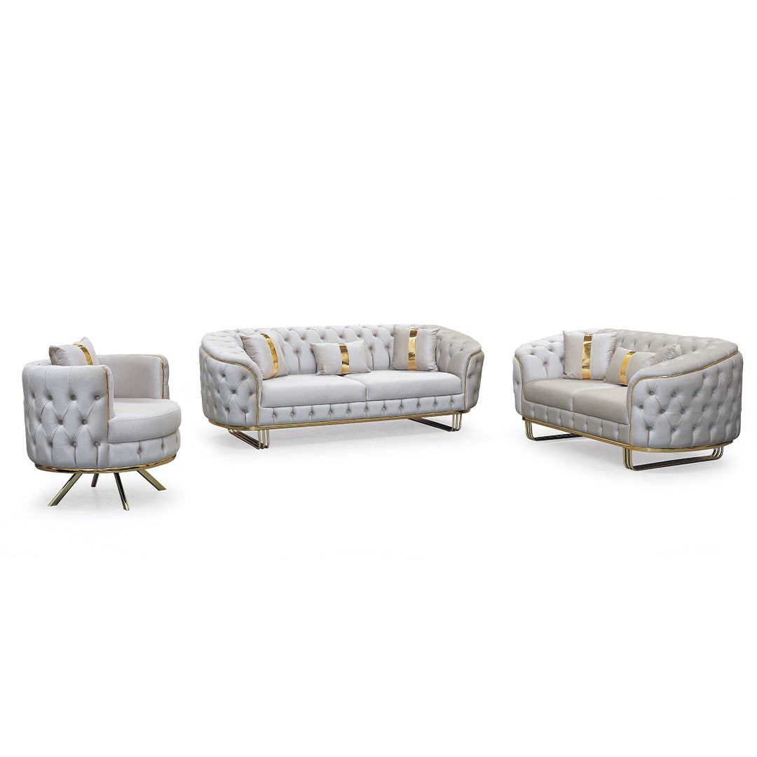 Fotoliu Baloon Catifea stil Chesterfield