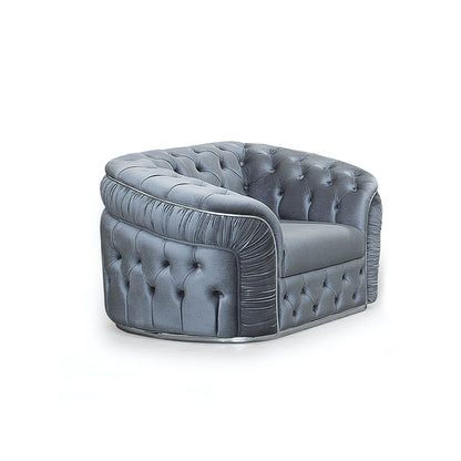 Fotoliu catifea, Xtreme - Stil Chesterfield