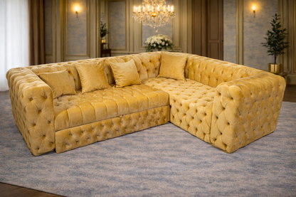 California – Set canapea 3 locuri extensibilă cu 2 fotolii și măsuță de cafea (Copy)