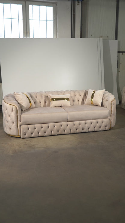 Canapea  Lugano Extensibila tapitat catifea