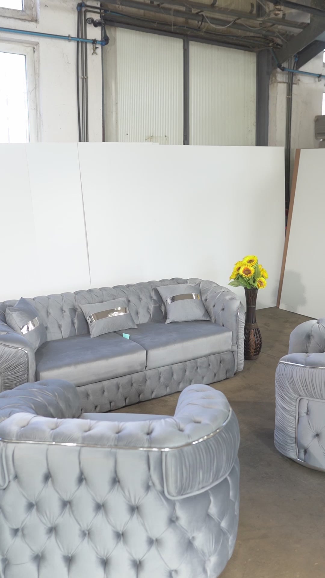 Canapea Xtreme Fixa / Extensibila 230x90 cm tapitat catifea