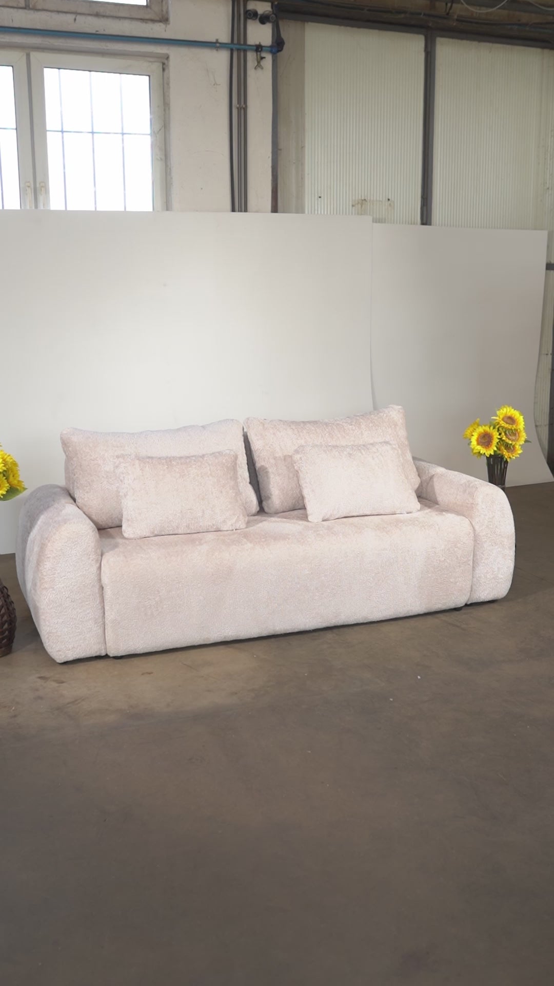 Canapea extensibilă Athena cu ladă de depozitare