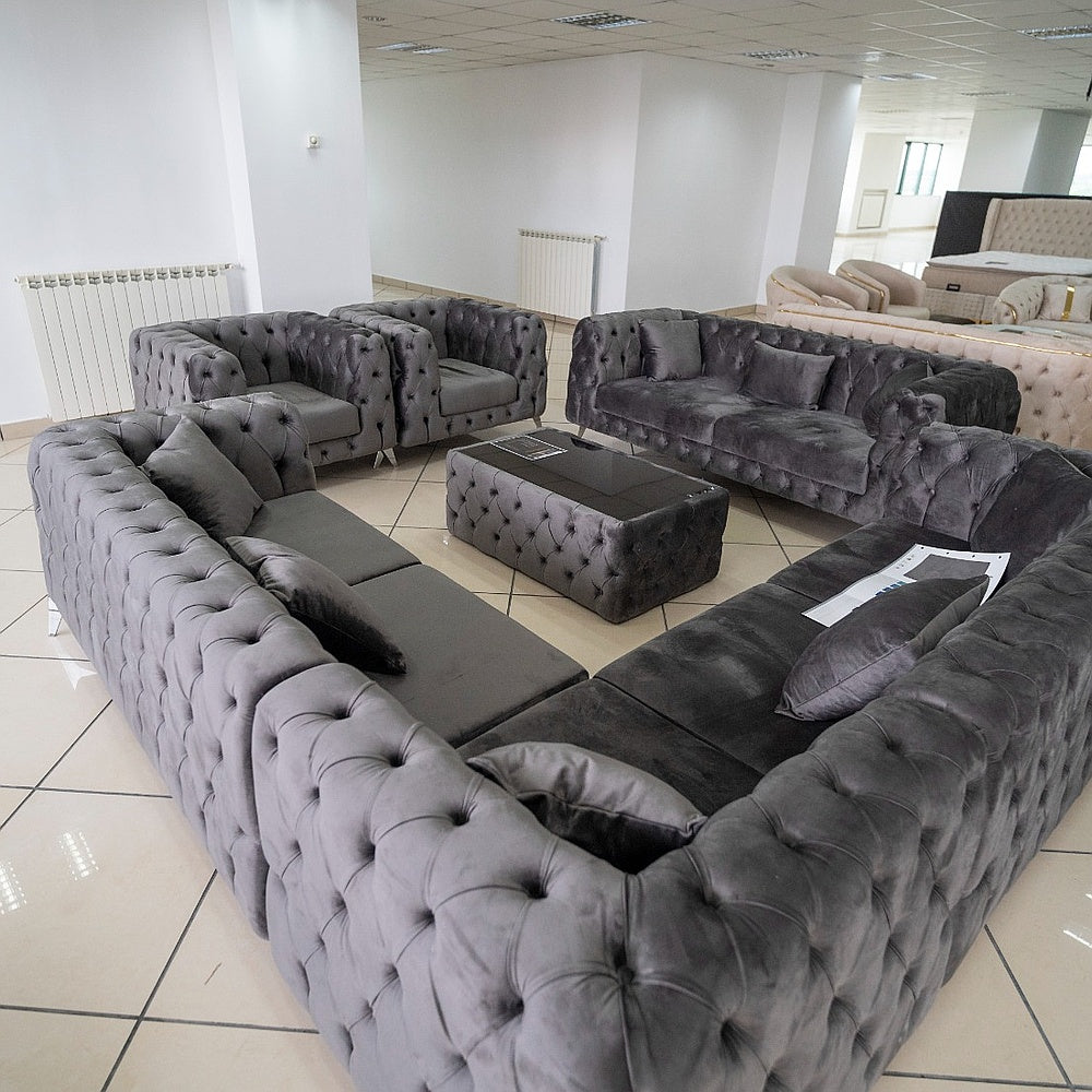 Set canapele tapițate living - Kansas - IMPACT MOB