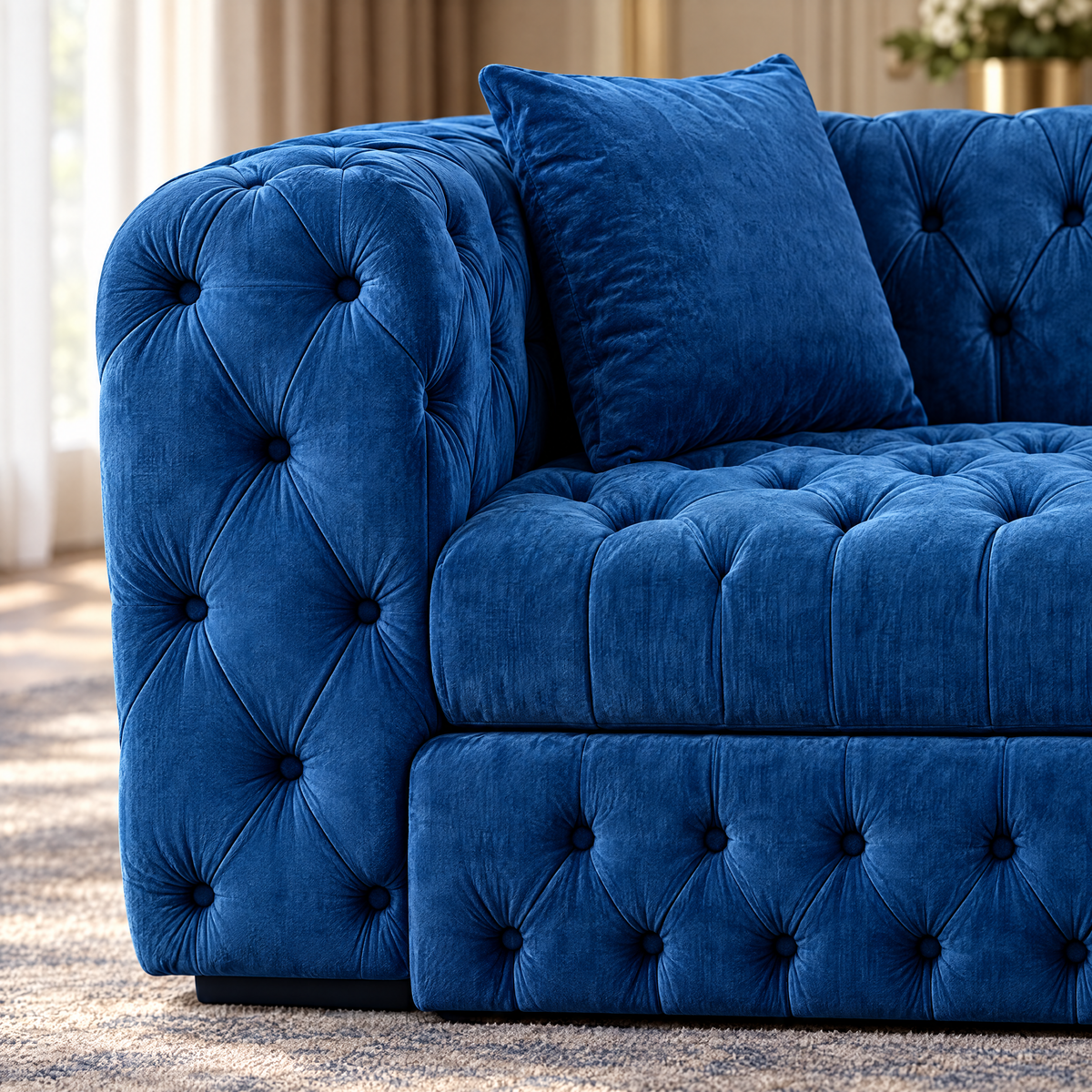 Canapea California extensibilă IMPACT MOB, dimensiuni 230x90 cm, cu tapițerie și suport pentru relaxare în living.